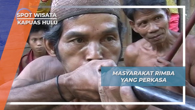 Kelengkapan Berburu Warga Rimba Dusun Marang Kapuas Hulu 
