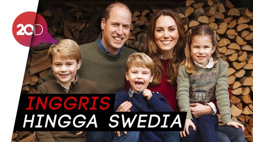 Kartu Ucapan Natal ala Keluarga Kerajaan di Dunia