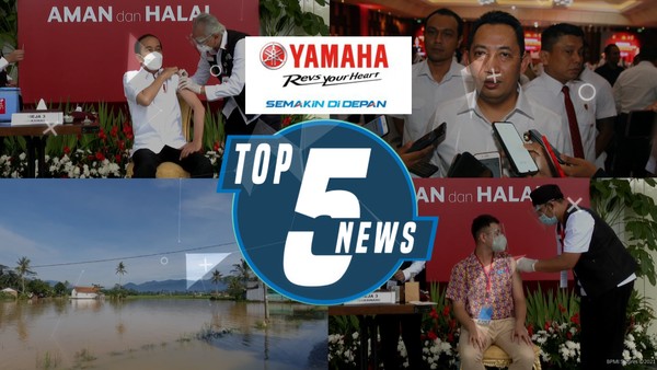 Top 5: Jokowi Disuntik Vaksin, Komjen Listyo Calon Tunggal Kapolri