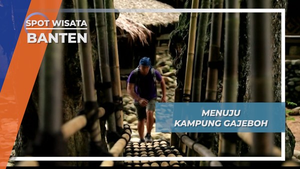 Jalan Setapak Indah Menuju Kampung Gajeboh Baduy Banten