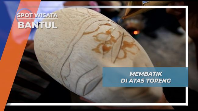 Membatik Topeng Desa Wisata Kebon Agung Imogiri Bantul