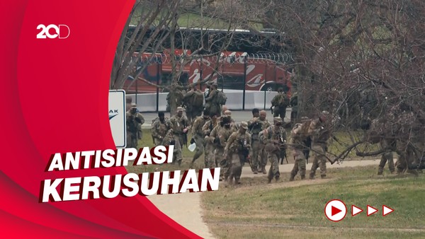 25.000 Personel Garda Nasional Siaga di Gedung Capitoll AS