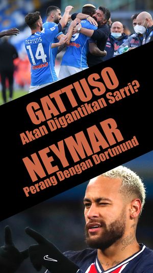 Gattuso Akan Digantikan Sarri?, Neymar Perang Dengan Dortmund