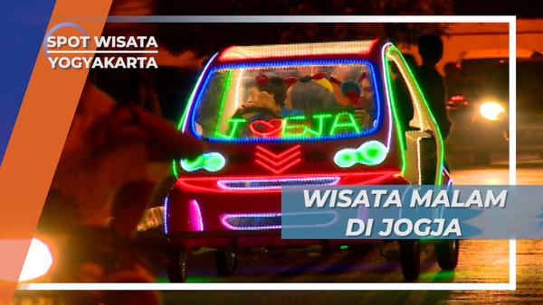 Mobil Kayuh Warna Warni Yogyakarta