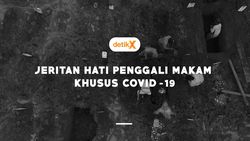 Jeritan Hati Penggali Makam Khusus Covid-19