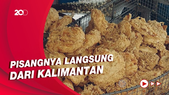 Endul! Icip-icip Pisang Goreng Kalimantan yang Legit dan Krispi