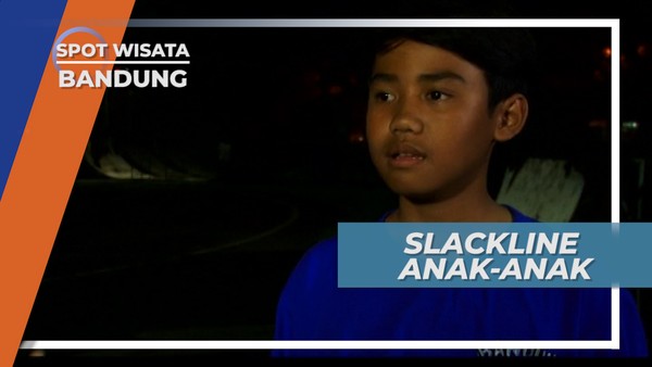 Tak Hanya Remaja, Slackline Juga Digemari Anak-anak, Bandung