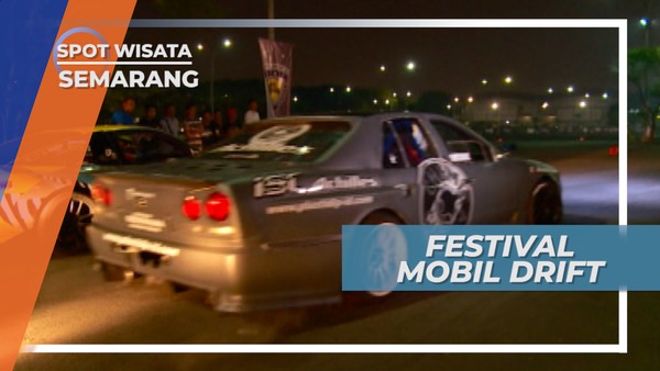 Unjuk Kebolehan Meliuk-liuk di Lintasan, Festival Mobil Drift Semarang