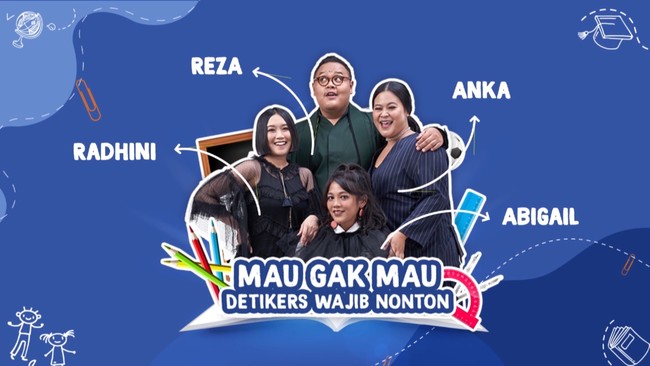 detikcom RAPOT-an: Begini Cara Reza, Radhini, Anka, Abigail Baca Berita detikcom