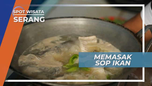 Sop Ikan Kakap Memasak Kuliner Laut Khas  Serang  Banten