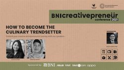 BNI Creativepreneur: How to Become The Culinary Trendsetter