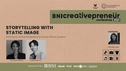 BNI Creativepreneur : Storytelling With Static Image