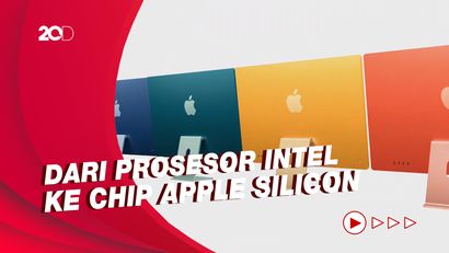 iMac Terbaru Apple, Dibekali Chip M1 dengan Warna Menggemaskan