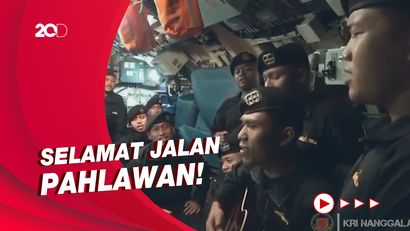 Lagu Sampai Jumpa Jadi Kenangan Terakhir Awak KRI Nanggala 402