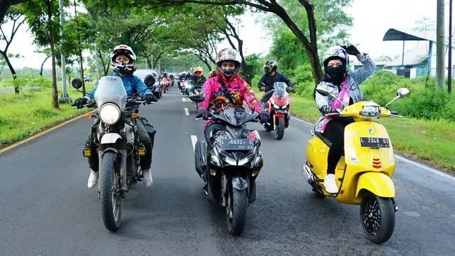 Riding Bersama Disable Motorcycle Indonesia di Surabaya