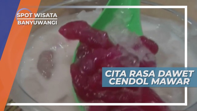 Legit Manis Gula Jawa, Segarnya Es Cendol Mawar yang Bikin Ambyar, Banyuwangi