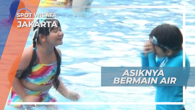 Serunya Bermain Air di Kiddy Pool Taman Air Jakarta