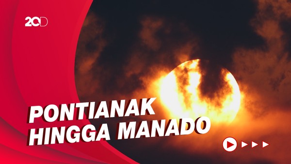 Fenomena Gerhana Bulan Total dari Berbagai Daerah di Indonesia