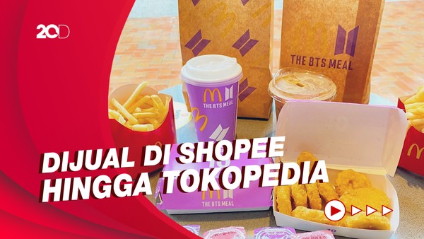 Bungkus Kosong BTS Meal Berseliweran di E-Commerce