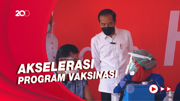 Jokowi Minta Vaksinasi Corona Dikebut, Target 1 Juta per Hari