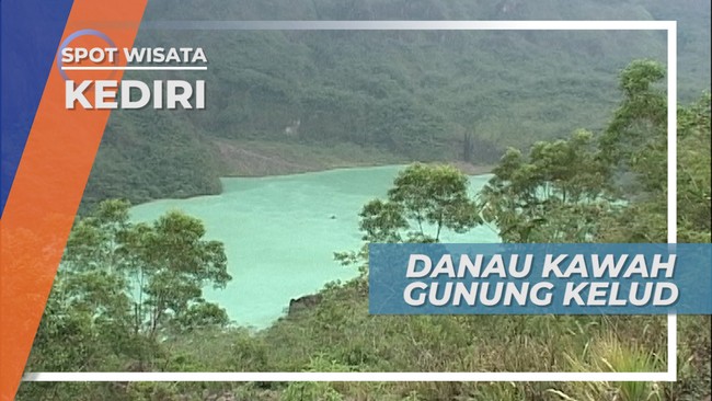 Danau Kawah Gunung Kelud, Keindahan Alam Kediri
