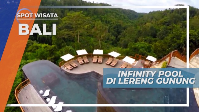 Berenang di Infinity Pool Bali, Berteman Pemandangan Alam nan Asri