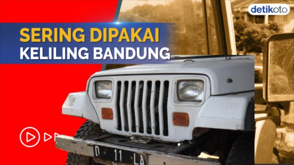 Jeep Putih Jadul Milik Nike Ardilla, 40 Tahun Masih Utuh