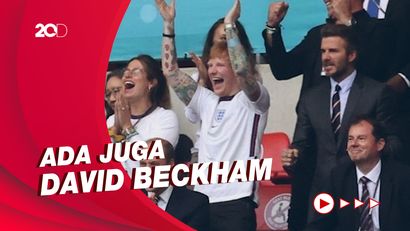 Pangeran William-Ed Sheeran Jadi Saksi Kemenangan Inggris di Euro 2020