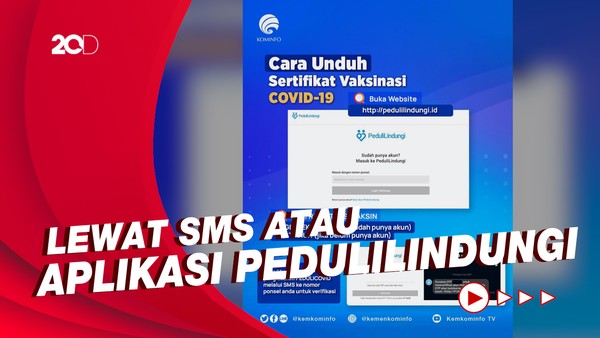 Kini Bisa Dapat Sertifikat Vaksinasi COVID-19 Berbahasa Inggris