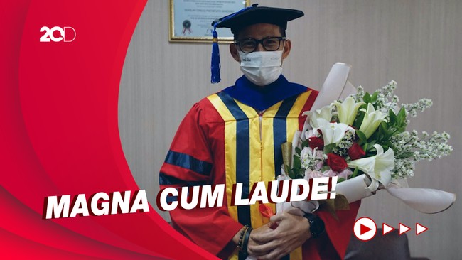 Cerita Lika-liku Sandiaga Uno Raih Gelar Doktor dengan IPK Tertinggi