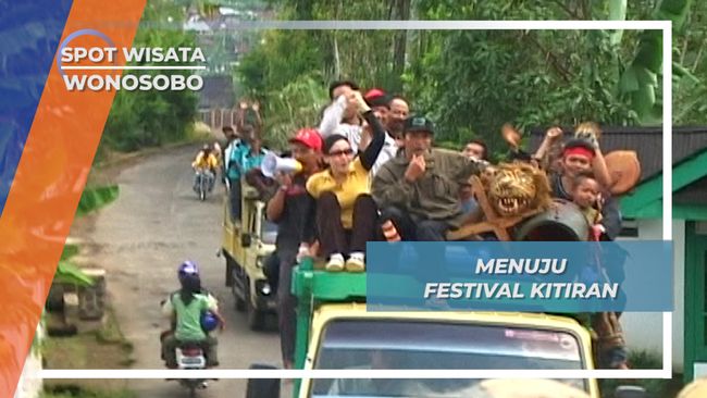 Bersukaria Di  Atas  Truk  Menuju Festival Kitiran Wonosobo 