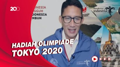 Sandiaga Uno Beri Hadiah untuk Greysia Polii dan Apriyani Rahayu