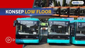 Begini Wajah Bus Listrik TransJakarta