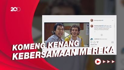 Kelakar Komeng soal Ajak Valentino Rossi Ambil Uang Pensiun Bareng