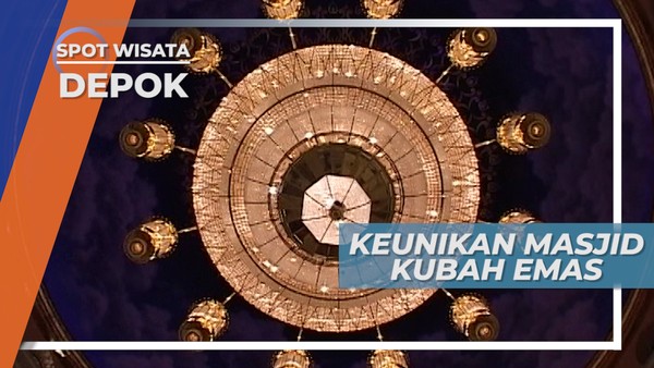 Lukisan Langit yang Dapat Berubah Warna, Keunikan Masjid Kubah Emas Depok