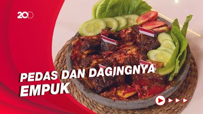 Masak Masak: Resep Iga Sapi Bakar Geprek Sambal Merah