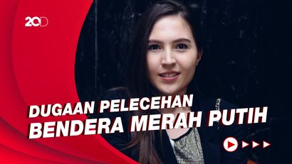 Olivia Jensen Dilaporkan ke Polisi Usai Viral Konten Lempar Bendera