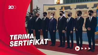 Bertemu Presiden Moon, BTS Siap Hadiri Majelis Umum PBB