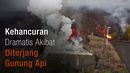 Mata Langit: Amukan Lahar Panas dari Gunung Api di Spanyol