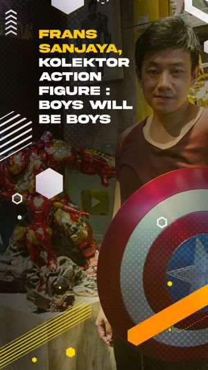 Frans Sanjaya, Kolektor Action Figure Harga Selangit