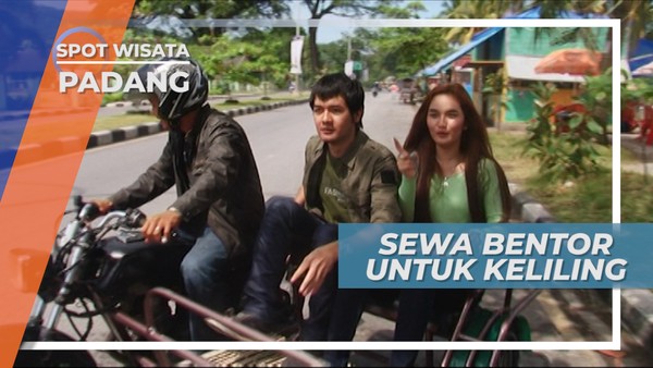 Naik Bentor Menikmati Suasana Sejuk Kota Padang Sumatera Barat