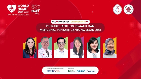 YJI Ajak Cegah Rheumatic Heart Disease Sejak Dini di WHD 2021