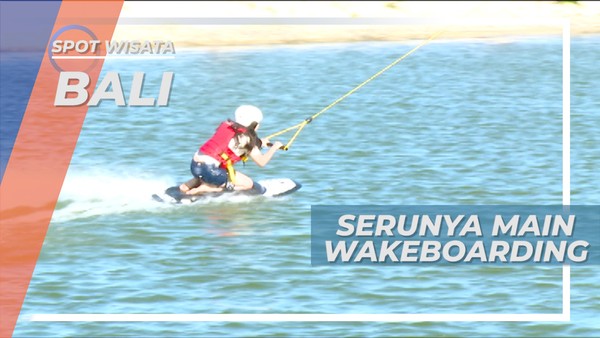 Serunya Bermain Wakeboarding Kolam Buatan di Pedungan Denpasar Selatan Bali