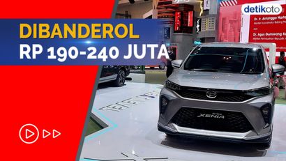 Elegan! Begini Wujud Daihatsu All New Xenia di GIIAS 2021