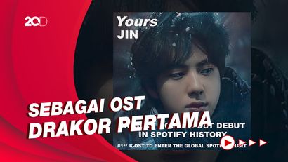 Single Yours Jin BTS Cetak Rekor di Chart Global Spotify