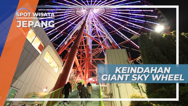 Giant Sky Wheel Odaiba, Indahnya Pemandangan Malam Takyo Jepang