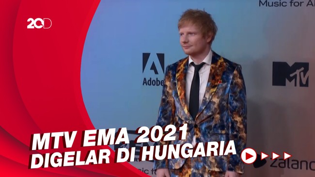 Gaya Ed Sheeran hingga Rita Ora di Red Carpet MTV EMA 2021