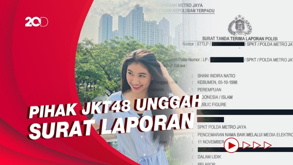 Shani JKT48 Laporkan Warganet ke Polisi Atas Pencemaran Nama Baik