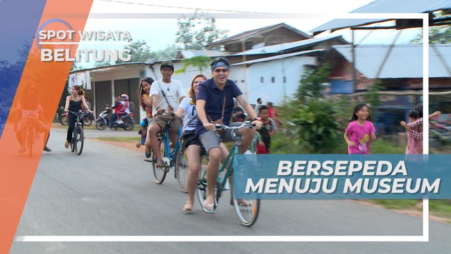 Bersepeda Menuju Museum Kata, Manggar Belitung Timur