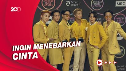 Menang 3 Piala AMA 2021, BTS: Kami Boyband Kecil dari Korea